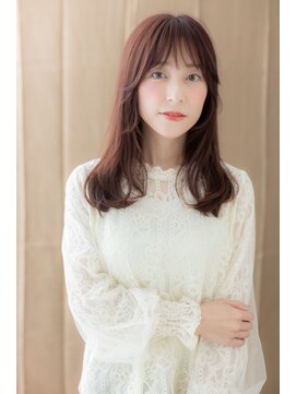 カバーヘア イヴ 戸頭店(COVER HAIR EVE) カシスブラウンラフカールフェミニンロング315Z戸頭20代30代40代