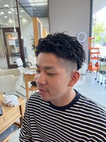 ヘアー ル シェーヌ ワンセカンド(hair le chene 1/2)&nbsp;短髪×パーマ