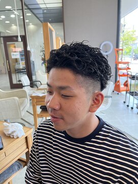 ヘアー ル シェーヌ ワンセカンド(hair le chene 1/2) 短髪×パーマ