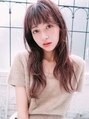 ロッソ ヘアアンドスパ 草加店(Rosso Hair&SPA) 柔らかい質感に、ナチュラルなピンクブラウンというスタイルです