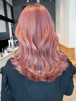 アルバム 銀座(ALBUM GINZA)&nbsp;ピンクセミロング_マチルダボブピンクベージュ_ba465391