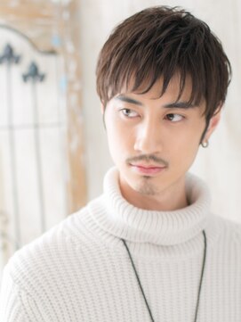 モッズヘアメン 札幌月寒店(mod's hair men) マットブラウンくせ毛風ベーシックショートウルフm札幌月寒