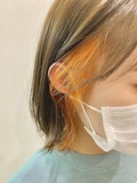 イマジン 川越(IMAGINE)&nbsp;20代30代大人かわいいインナカラーピンクイヤリングカラー