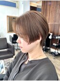 白髪ぼかし/脱白髪染め/ハンサムショート/似合わせカット