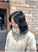 【学割U24】ミディアムボブ×ブルーブラック三鷹/吉祥寺