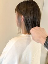 コマド(Comado)&nbsp;【春スタイル★Check★】ぷつっとボブ×グレージュ×インナー