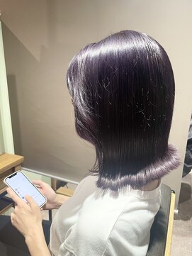 マーシュ 梅田(marshu) ブリーチあり★purple color