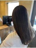 シアグレージュ × 艶髪ロング