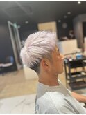 ツーブロ×ホワイトラベンダー【komuro66】