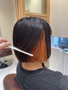 ファスナーグランデ(fustener grande) インナーカラー×ボブ