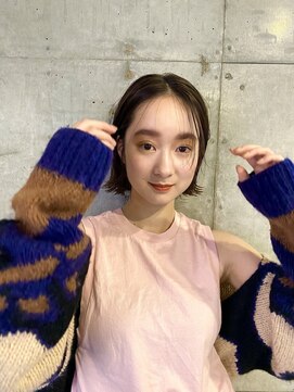 ソワ オモテサンドウ(SOIE OMOTESANDO) 【SOIE】マッシュバングと切りっぱなしボブ