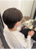 MEN’S HAIR/ブルーブラック/フェザーパーマ/木更津