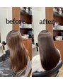 ヘアーパラディ hair paradis&nbsp;ダメージレスの縮毛矯正で自然な仕上がり