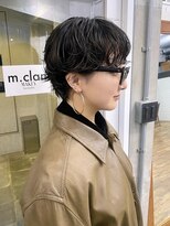 エムクランメイクス 原宿 表参道(m.clan MAKE'S)&nbsp;ショートパーマハンサムショート