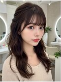 美髪/ワイドバング/レイヤーカット/くすみベージュ/新小岩駅