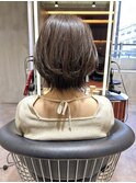 柏ショートショートボブショートカットくびれ丸みボブハイライト