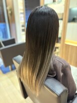 ヴァンクラウドフロムコウベ 恵庭店(VENT CLOUD from KOBE)&nbsp;髪質改善ホワイトベージュグラデーションカラー