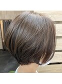 アッシュ系グラデーションボブ