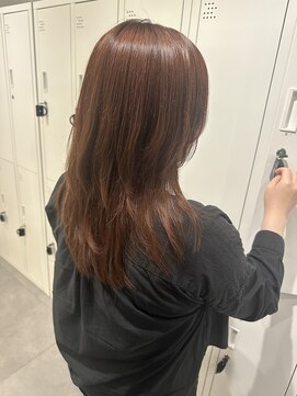 ノウハウ キョウト(KNOWHOW kyoto) レイヤーカット/ピンクベージュカラー