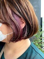 ナナ バイ ピケ(nana by pique)&nbsp;クラシカルボブ/イヤリングカラー/透明感/ピンクラベンダー/20代