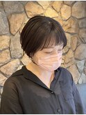 船橋/くすみベージュ/細めハイライト