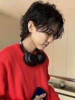 ウェイビーズ(WAVY'S)&nbsp;メンズ/スペインカール/スパイキーショート/ブルーブラック