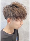 マッシュ/ツーブロック/マッシュショート/フェザーパーマ