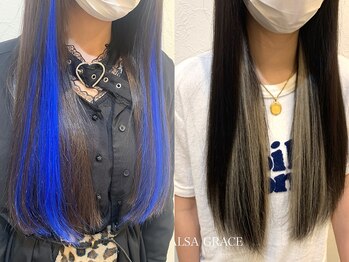 エクステ ネイル アイラッシュ サルサ グレイス 千葉店(SALSA GRACE)の写真/トレンドを取り入れあなたの雰囲気に合わせたBESTなスタイルをご提案♪[千葉駅/エクステ/インナーカラー]