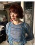 (ブリーチ・縮毛矯正履歴のない方)カット+ケアパーマ+カラー+トリートメント