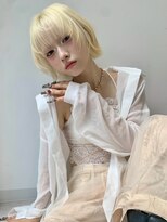 ユーフォリア 新宿店(Euphoria) ツヤ髪透明感外ハネミディレイヤー似合わせカット