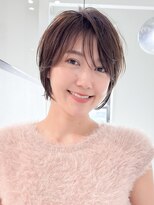 ロンドエニカ 大宮(Lond enika)&nbsp;グランマッシュ/細めハイライト/ショート/白髪ぼかし/前髪☆38