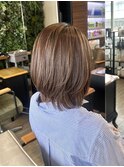 細めハイライト×大人ミディアム