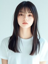 ネイビー 博多(NAVY)&nbsp;博多/髪質改善/うる艶☆オリーブグレージュ!エアストレート