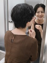 日々 大阪梅田(Hibi) 大人ショートカットグレージュ30代40代50代