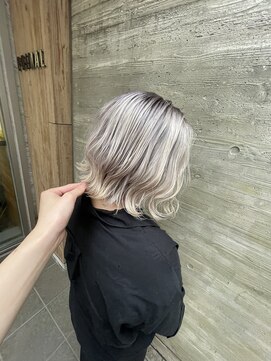 ポート バイ プライマル(port by primal) 黒髪カタログ/クラゲヘアー/オリーブグレー/ラベンダー