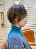 20代30代40代大人ショートヘア/白髪ぼかしハイライト/大人ボブ