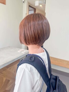 ミディアムヘア/暗めカラー/グランマッシュ/北九州/小倉