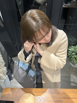 オリ(oli) ブリーチなしで作るオリーブベージュ