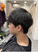 大人のビジネスショートヘア《ノーセット》×ナチュラルブラック