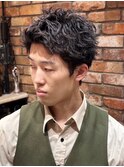 ニュアンスパーマ/波巻きツイストスパイラル[京都河原町/理容室]