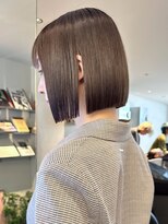 ザ スリック(THE SLICK)&nbsp;ダークグレージュボブ×髪質改善サイド艶