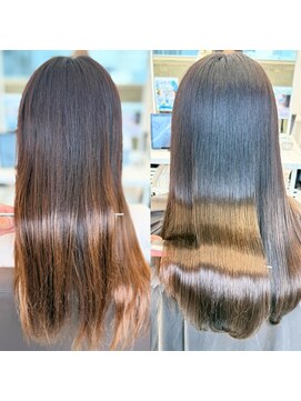 アンアトリエ バイ リュネッツ 町田店(En atelier by lunettes) メテオカラーbefore→after