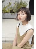 ☆ラベンダーグレーのインナーカラーボブ☆【coii】