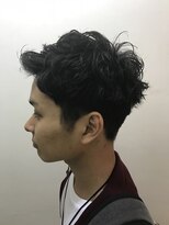 パティオンツー(PATIONN2)&nbsp;☆メンズショートアップバング無造作束感アップパーマスタイル☆
