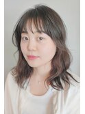 ナチュラルアクセサリーカラーゆるウェーブ