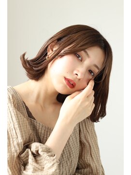 ヘアーアンドメイク エクリ 不動前店(Hair&Make equri) ストレート外ハネボブ☆
