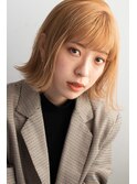 20代30代40代50代小顔ミディアム外ハネボブアッシュ