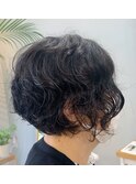 パーマ風ショート