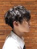 《スマート支払い限定》Men's Cut+波巻きPARM+SPA（short）