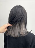 色落ち後も綺麗なのでインナーシルバー!